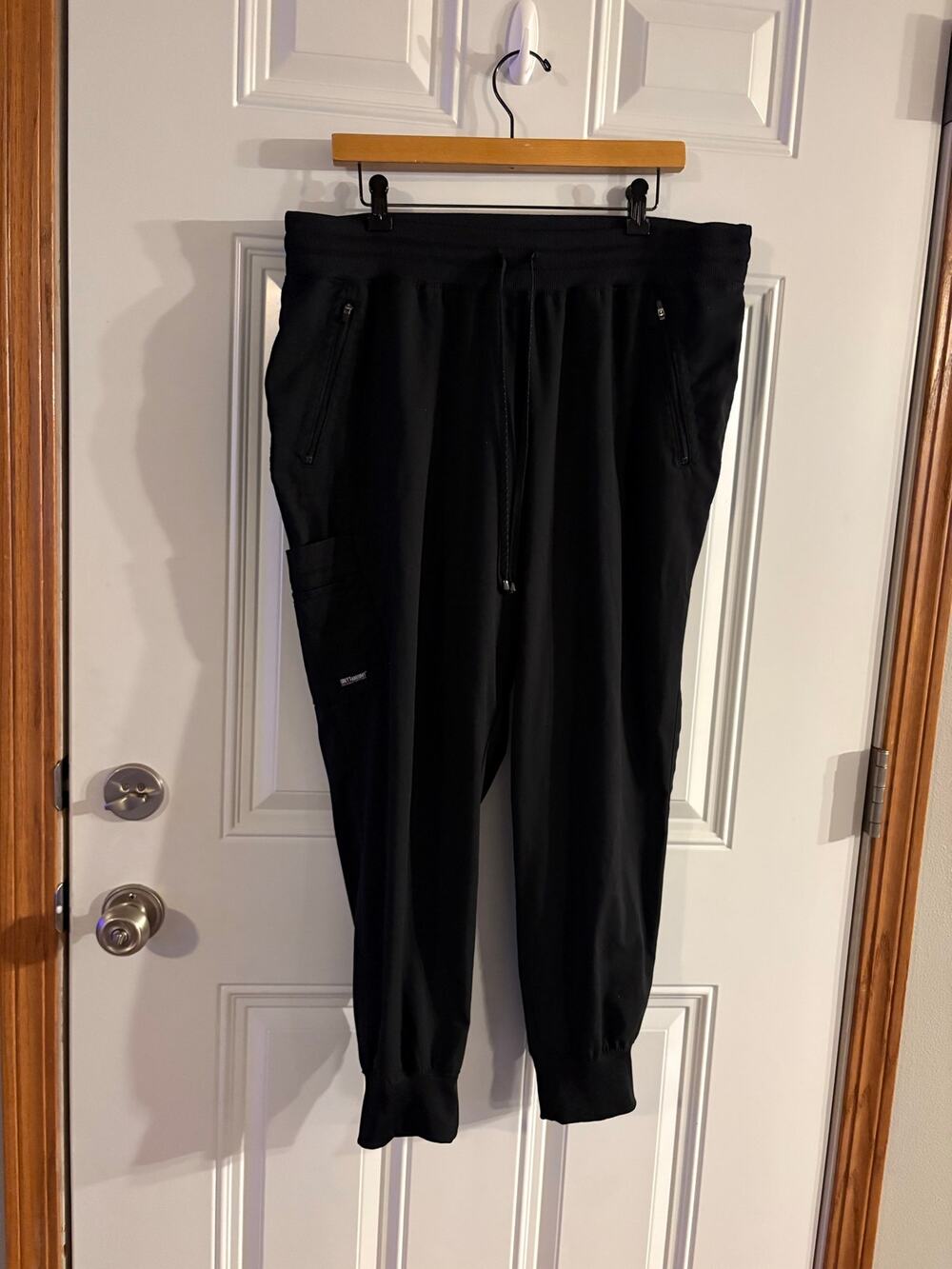 Grey’s Anatomy by Barco Black Stretch Jogger Scrub Pants Women’s 2XL